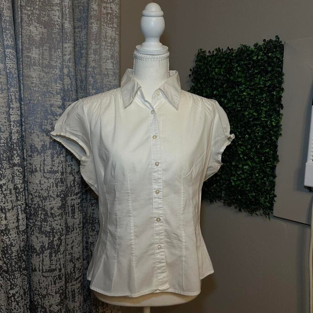 Cotton express fitted blouse